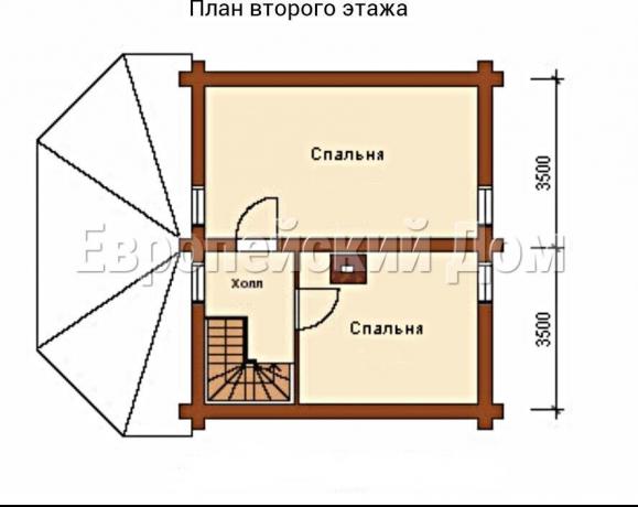 Распоред на другом спрату. Фото извор: дом-бт.цом