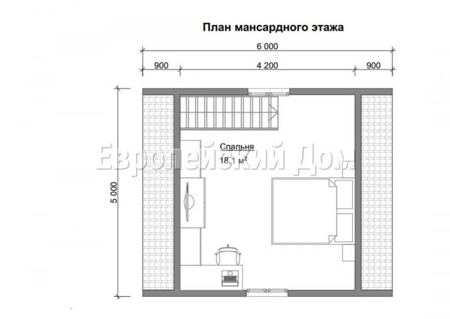 Распоред на другом спрату. Фото извор: дом-бт.цом