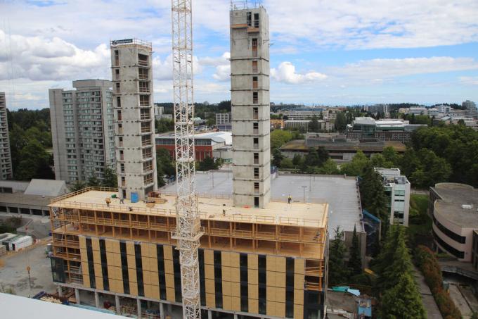 Изградња процес Броцк Цоммонс, Канада, Ванкувер.